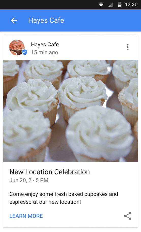 Google My Business Location